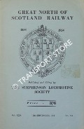 Book cover of Great North of Scotland Railway 1854 - 1954 by The Stephenson Locomotive Society